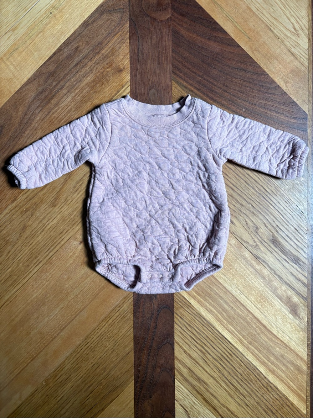 Carters floral quilted bubble romper 3-6 months